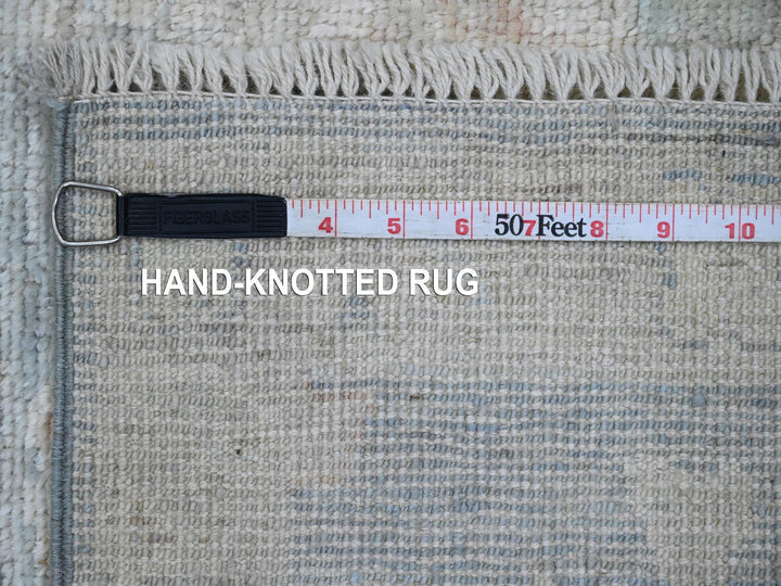 2'0" x 3'0" New Hand Knotted Grey Wool Rectangle Oriental Rug - MOA10220327