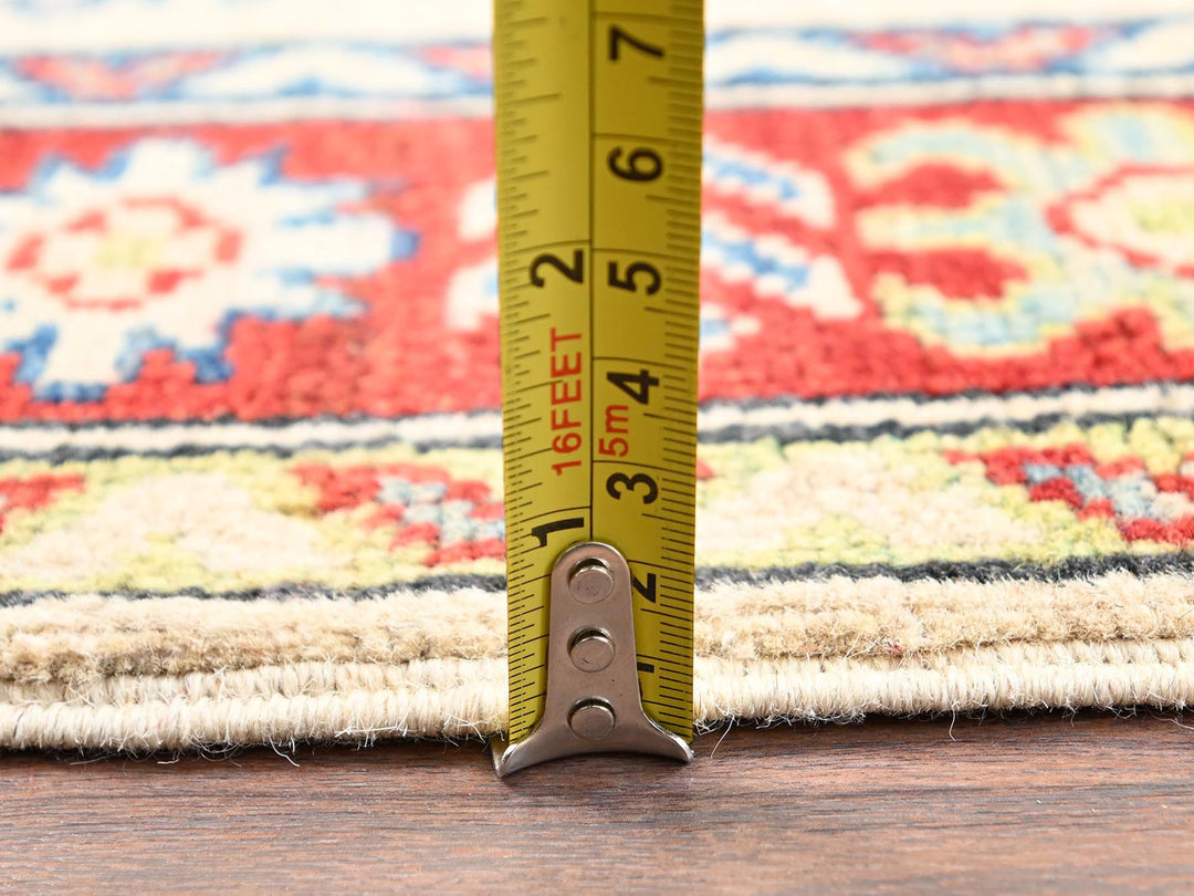 2'7" x 15'10" New Hand Knotted Ivory Wool Runner Oriental Rug - MOA1022032