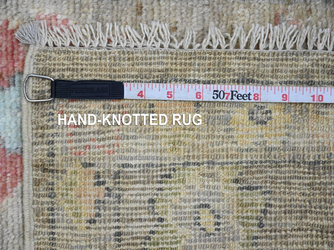 1'11" x 3'2" New Hand Knotted Brown Wool Rectangle Oriental Rug - MOA10220331