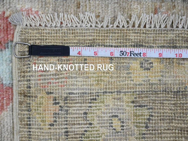 1'11" x 3'2" New Hand Knotted Brown Wool Rectangle Oriental Rug - MOA10220331