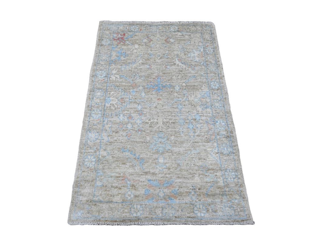 3'0" x 4'11" New Hand Knotted Brown Wool Rectangle Oriental Rug - MOA10220360