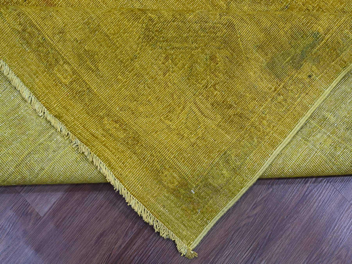 7'7" x 9'7" New Hand Knotted Overdyed Wool Rectangle Oriental Rug - MOA10220369