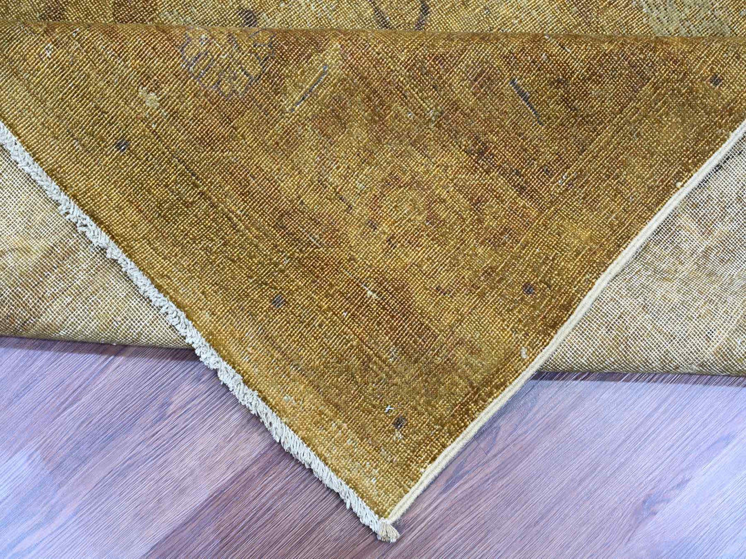 7'7" x 9'7" New Hand Knotted Overdyed Wool Rectangle Oriental Rug - MOA10220370