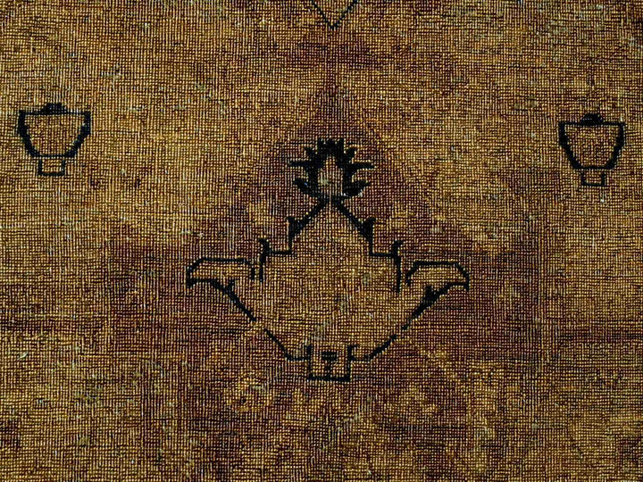 7'7" x 9'7" New Hand Knotted Overdyed Wool Rectangle Oriental Rug - MOA10220370