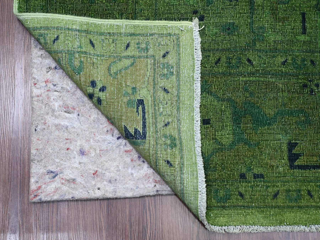 7'9" x 9'8" New Hand Knotted Overdyed Wool Rectangle Oriental Rug - MOA10220371