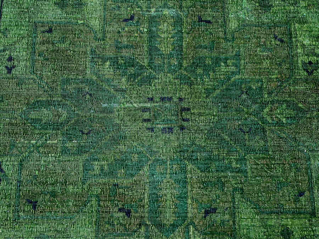 7'9" x 9'8" New Hand Knotted Overdyed Wool Rectangle Oriental Rug - MOA10220371