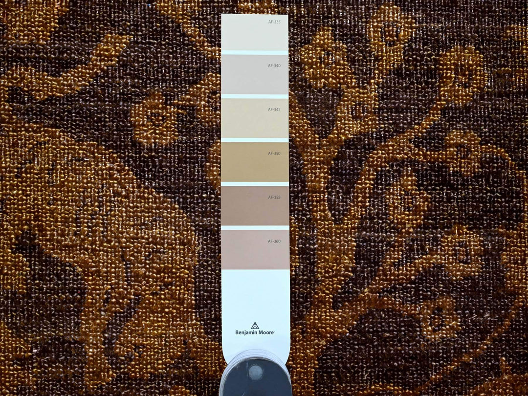 7'8" x 10'1" New Hand Knotted Overdyed Wool Rectangle Oriental Rug - MOA10220372