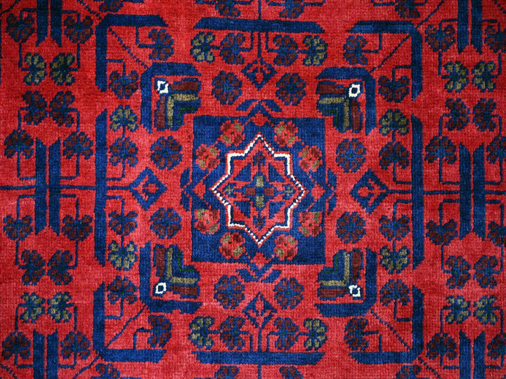 10'0" x 13'6" New Hand Knotted Red Wool Rectangle Oriental Rug - MOA10220390