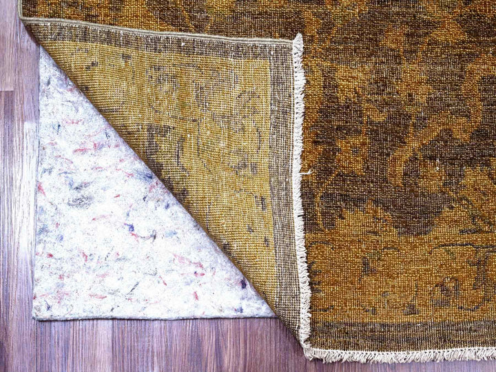 7'10" x 10'0" New Hand Knotted Overdyed Wool Rectangle Oriental Rug - MOA10220397