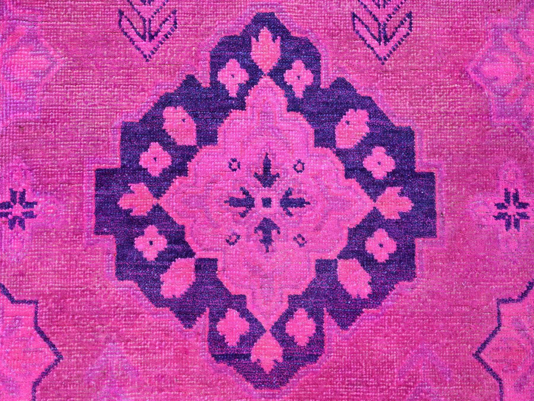 7'11" x 9'7" New Hand Knotted Overdyed Wool Rectangle Oriental Rug - MOA10220401