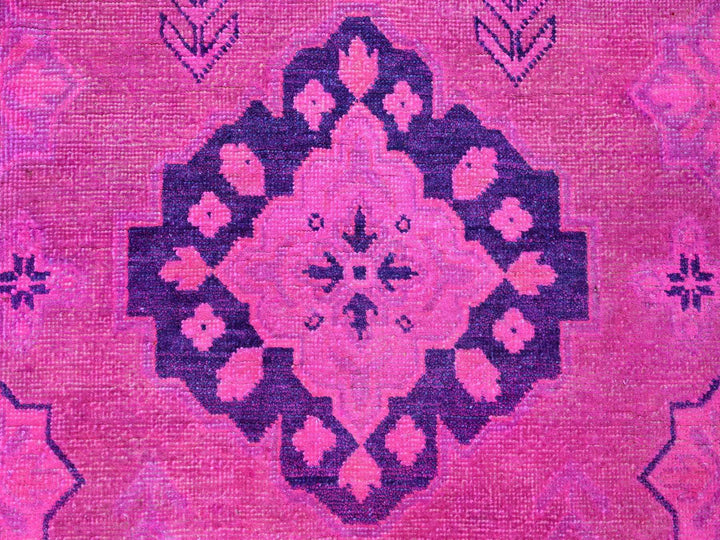 7'11" x 9'7" New Hand Knotted Overdyed Wool Rectangle Oriental Rug - MOA10220401
