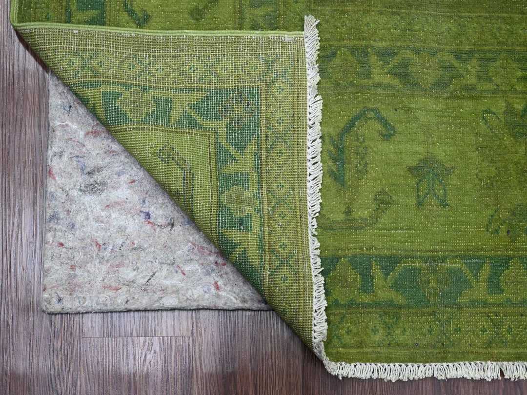 7'11" x 9'6" New Hand Knotted Overdyed Wool Rectangle Oriental Rug - MOA10220403