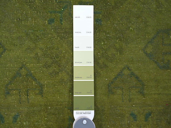 7'11" x 9'6" New Hand Knotted Overdyed Wool Rectangle Oriental Rug - MOA10220403