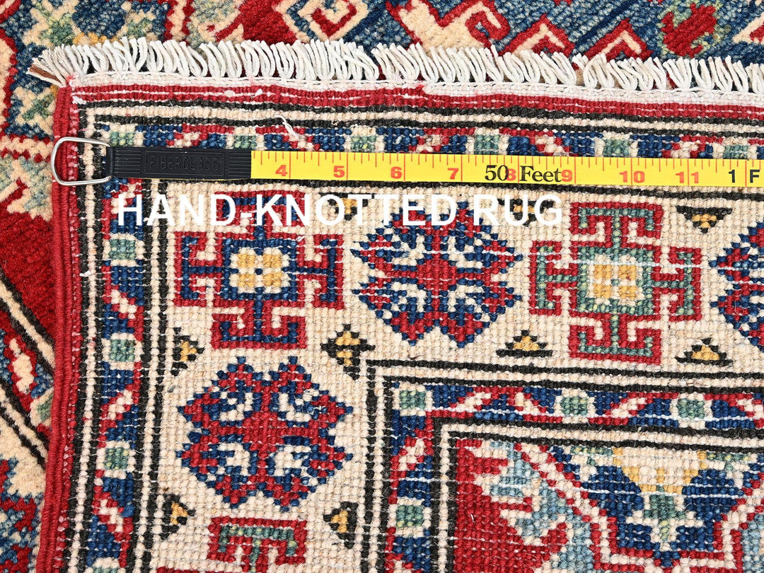 2'5" x 18'9" New Hand Knotted Red Wool Runner Oriental Rug - MOA1022040