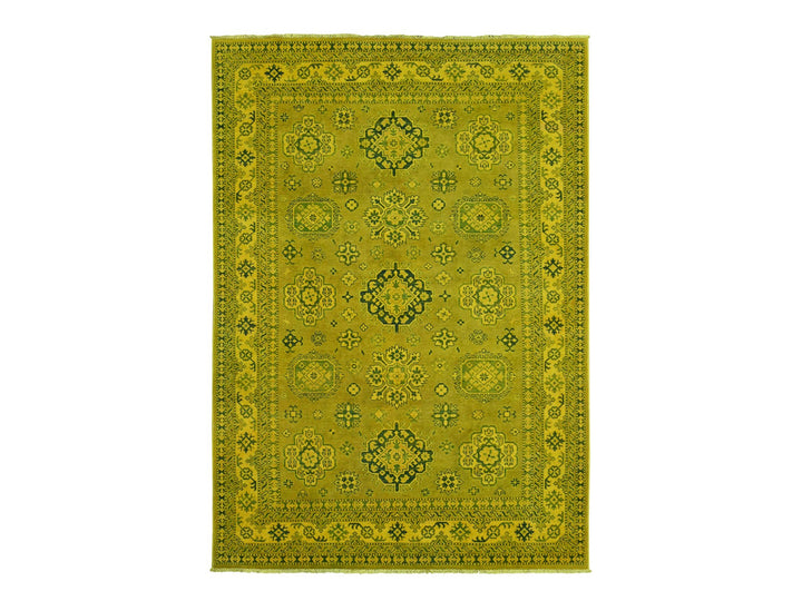 5'11" x 8'6" New Hand Knotted Overdyed Wool Rectangle Oriental Rug - MOA10220442