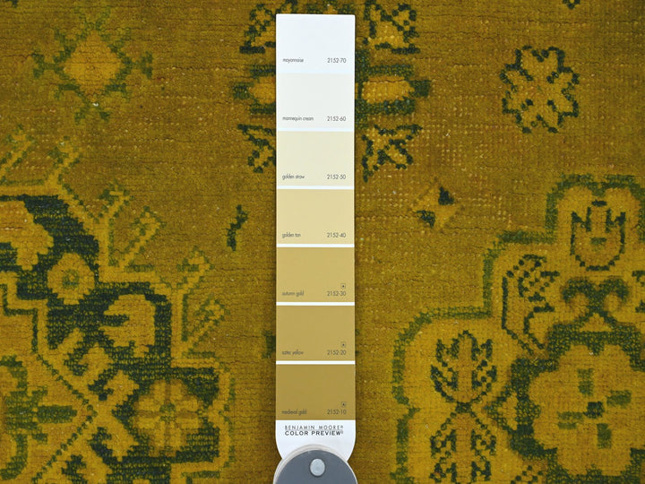 5'11" x 8'6" New Hand Knotted Overdyed Wool Rectangle Oriental Rug - MOA10220442