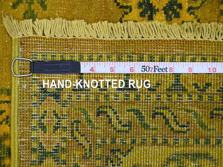 5'11" x 8'6" New Hand Knotted Overdyed Wool Rectangle Oriental Rug - MOA10220442