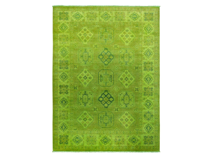 6'0" x 8'2" New Hand Knotted Overdyed Wool Rectangle Oriental Rug - MOA10220443