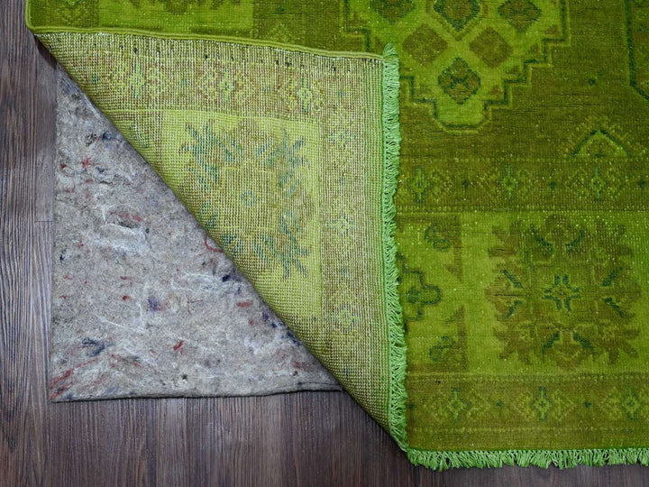 6'0" x 8'2" New Hand Knotted Overdyed Wool Rectangle Oriental Rug - MOA10220443