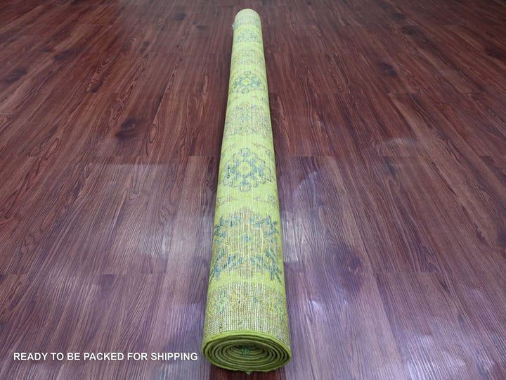 6'0" x 8'2" New Hand Knotted Overdyed Wool Rectangle Oriental Rug - MOA10220443
