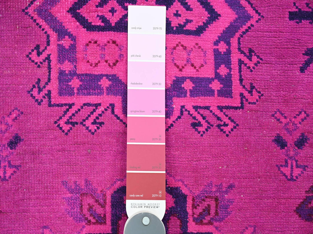 6'0" x 8'6" New Hand Knotted Overdyed Wool Rectangle Oriental Rug - MOA10220444