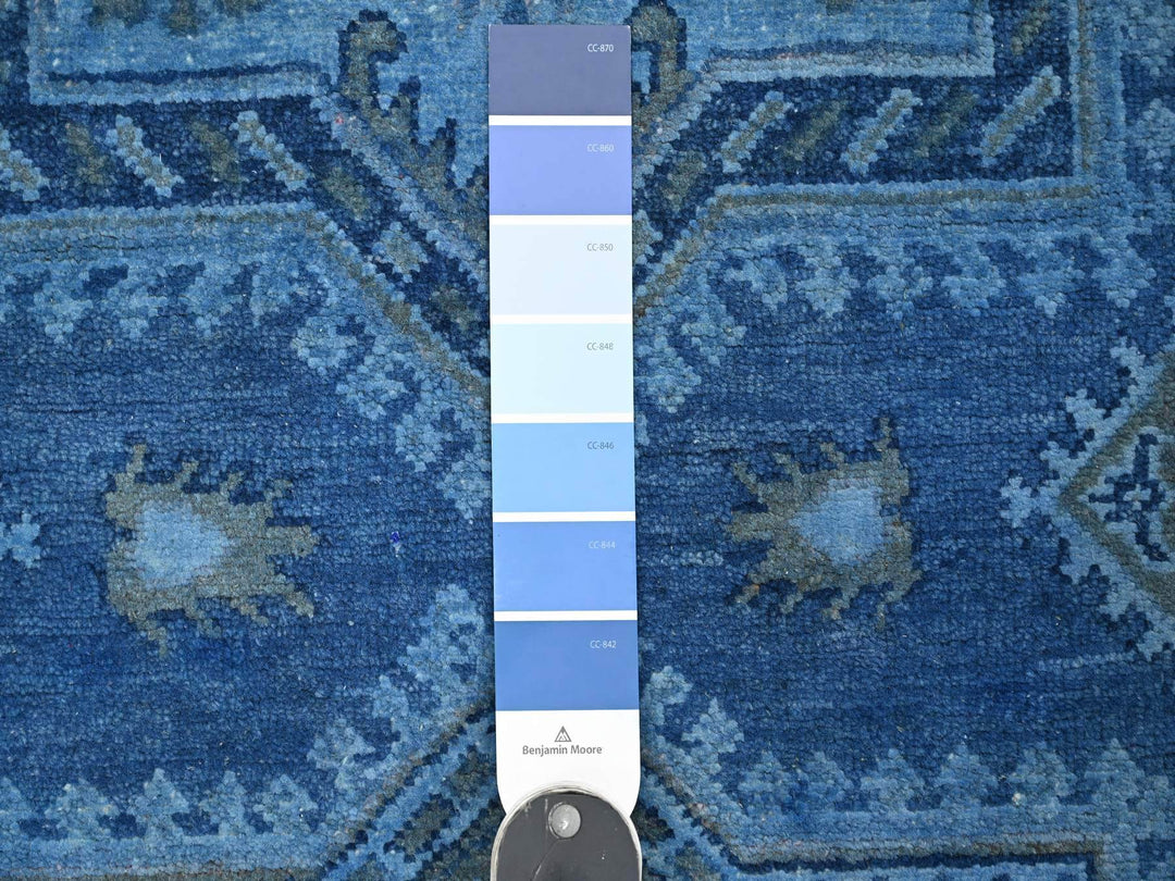 6'2" x 8'5" New Hand Knotted Overdyed Wool Rectangle Oriental Rug - MOA10220445