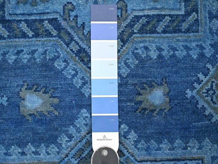 6'2" x 8'5" New Hand Knotted Overdyed Wool Rectangle Oriental Rug - MOA10220445
