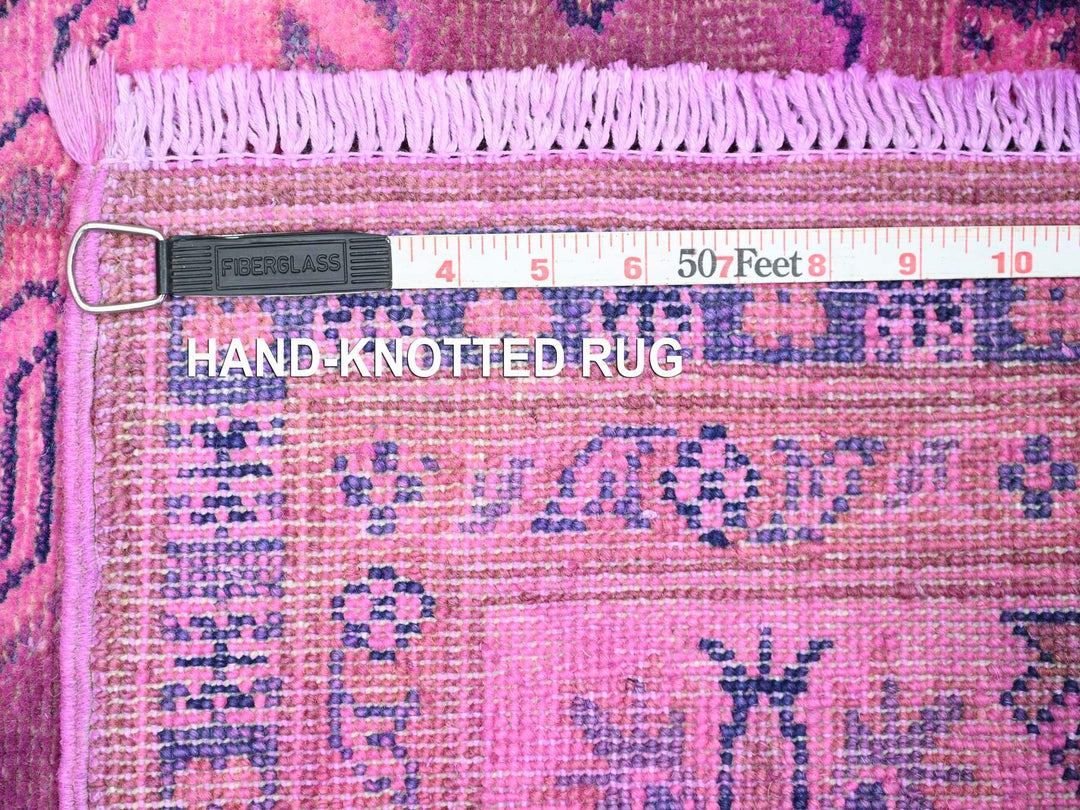5'7" x 7'9" New Hand Knotted Overdyed Wool Rectangle Oriental Rug - MOA10220447