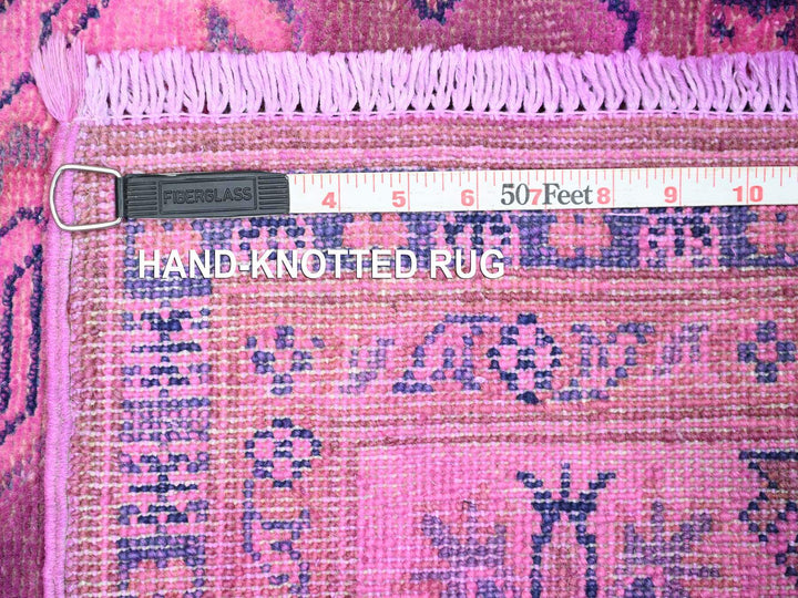 5'7" x 7'9" New Hand Knotted Overdyed Wool Rectangle Oriental Rug - MOA10220447