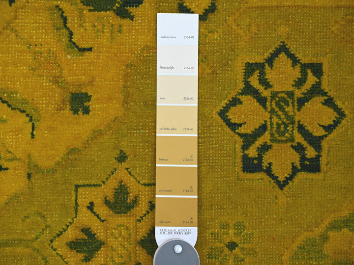 8'1" x 9'5" New Hand Knotted Overdyed Wool Rectangle Oriental Rug - MOA10220448