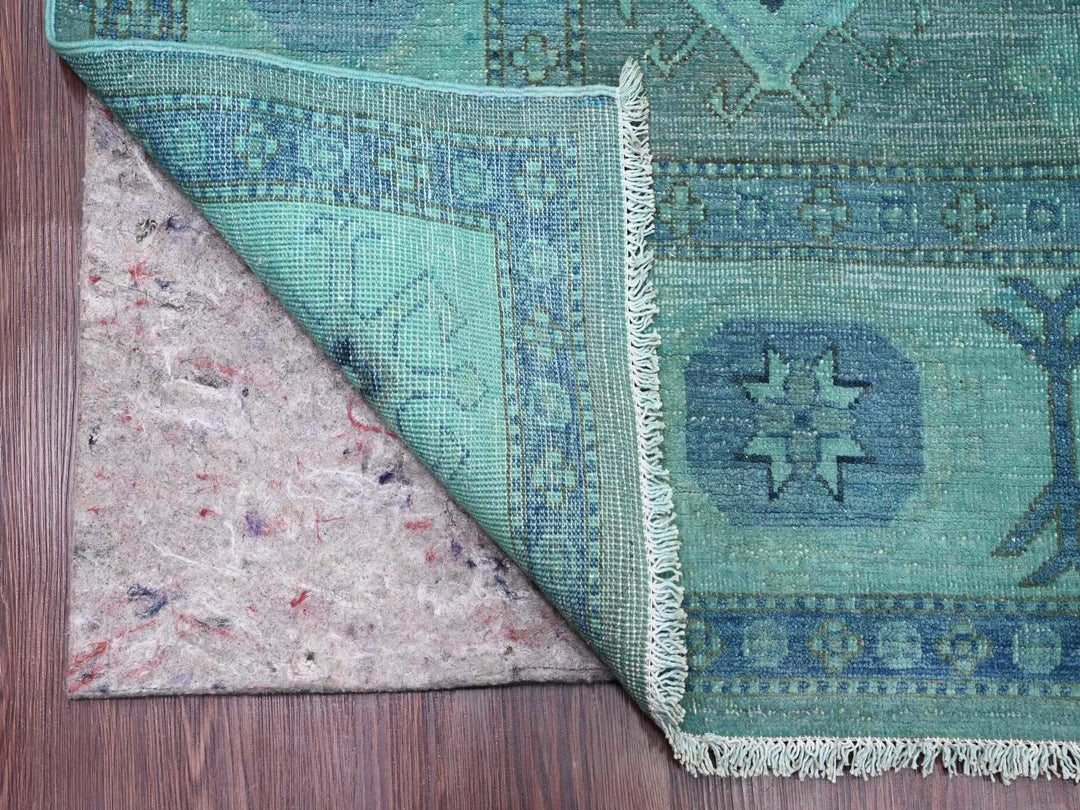 7'9" x 9'6" New Hand Knotted Overdyed Wool Rectangle Oriental Rug - MOA10220449