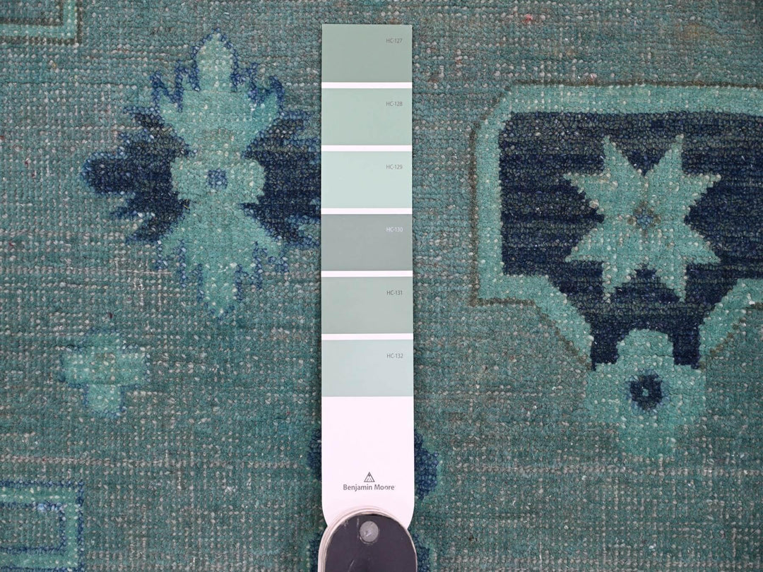 7'9" x 9'6" New Hand Knotted Overdyed Wool Rectangle Oriental Rug - MOA10220449