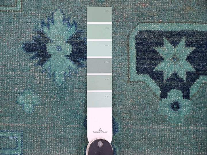 7'9" x 9'6" New Hand Knotted Overdyed Wool Rectangle Oriental Rug - MOA10220449