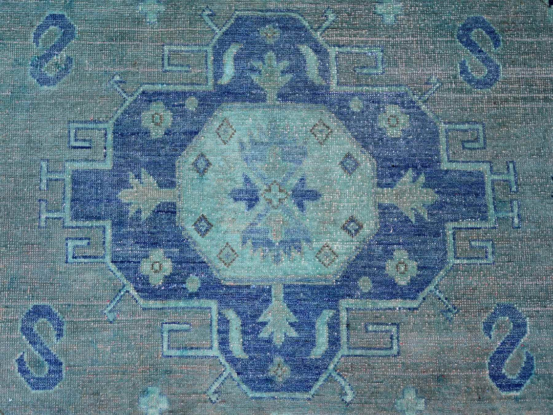 7'9" x 9'6" New Hand Knotted Overdyed Wool Rectangle Oriental Rug - MOA10220449