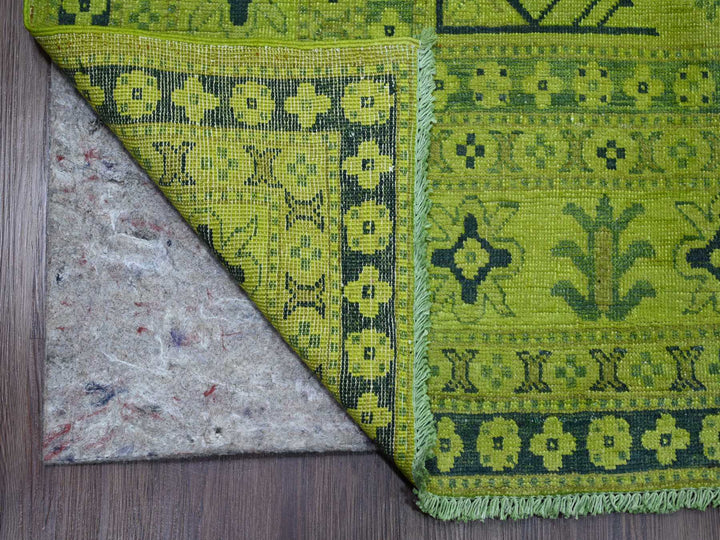 7'9" x 9'8" New Hand Knotted Overdyed Wool Rectangle Oriental Rug - MOA10220450