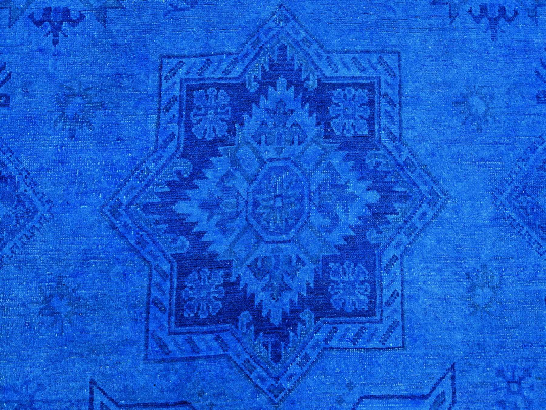 7'11" x 10'0" New Hand Knotted Overdyed Wool Rectangle Oriental Rug - MOA10220527