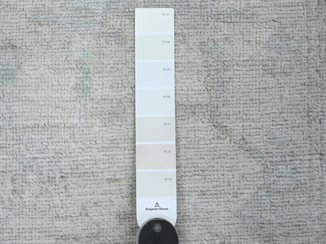 2'7" x 7'8" New Hand Knotted Ivory Wool Runner Oriental Rug - MOA10220593