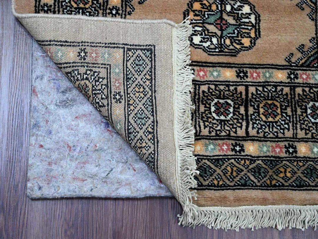 2'7" x 12'0" New Hand Knotted Ivory Wool Runner Oriental Rug - MOA10220609