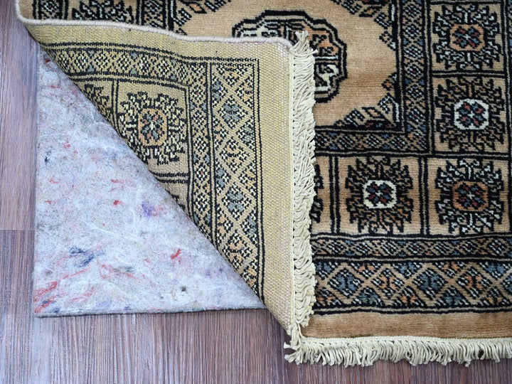 2'0" x 6'0" New Hand Knotted Ivory Wool Runner Oriental Rug - MOA10220611