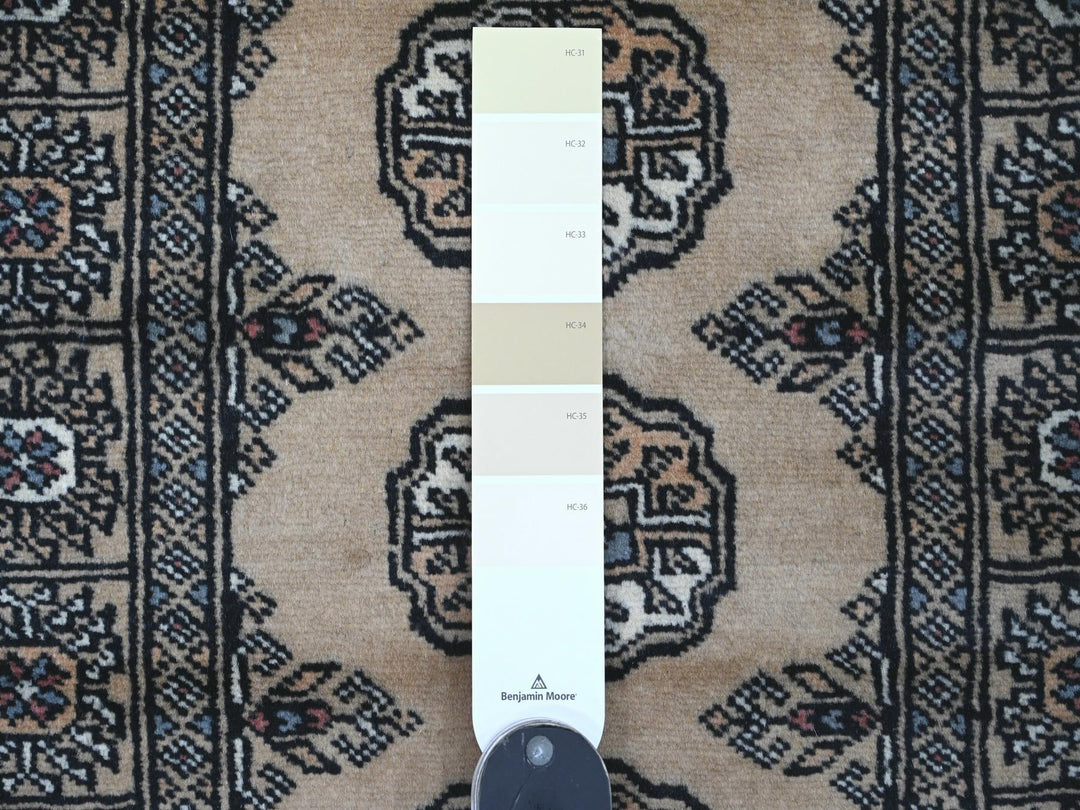 2'0" x 6'0" New Hand Knotted Ivory Wool Runner Oriental Rug - MOA10220611