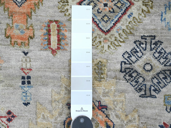2'7" x 9'8" New Hand Knotted Ivory Wool Runner Oriental Rug - MOA10220632