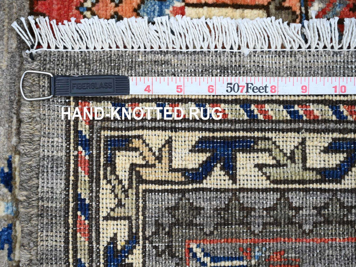 3'0" x 4'10" New Hand Knotted Grey Wool Rectangle Oriental Rug - MOA10220633