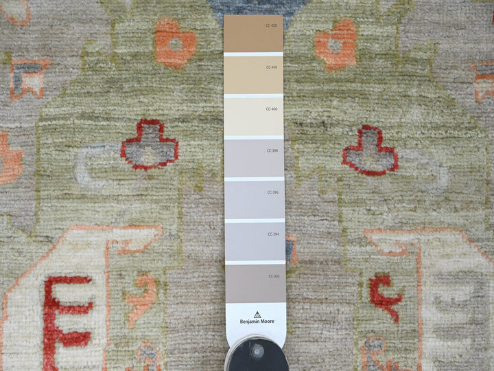 2'6" x 5'11" New Hand Knotted Brown Wool Runner Oriental Rug - MOA10220675