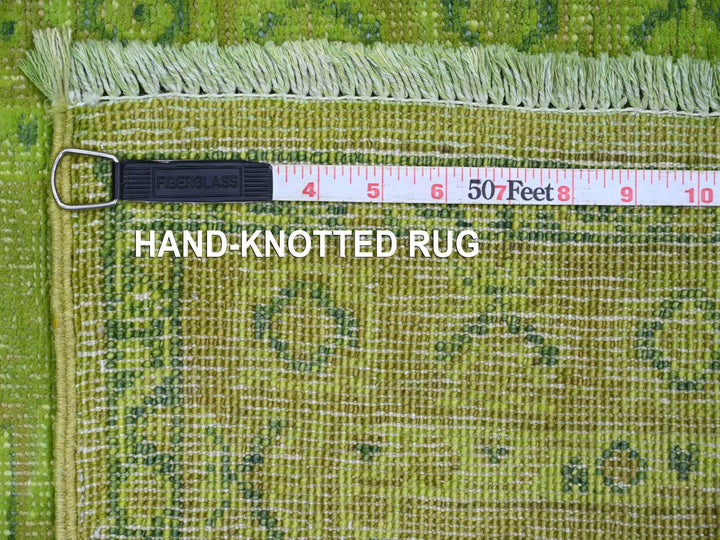 2'1" x 5'9" New Hand Knotted Overdyed Wool Rectangle Oriental Rug - MOA10220678