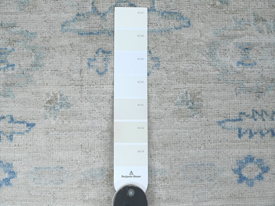 2'6" x 7'10" New Hand Knotted Ivory Wool Runner Oriental Rug - MOA10220681