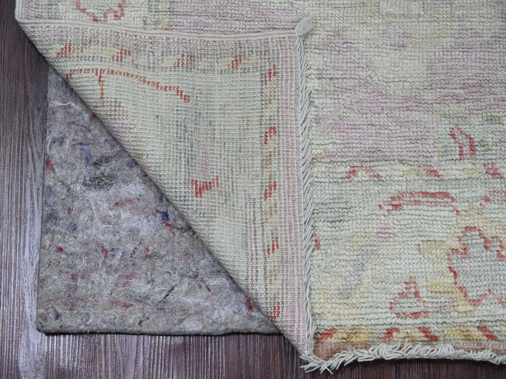 3'0" x 9'6" New Hand Knotted Pink Wool Runner Oriental Rug - MOA10220702