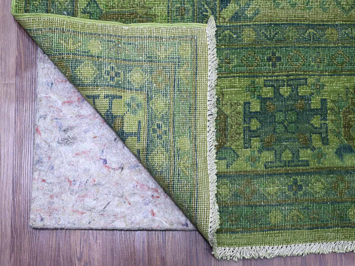 8'0" x 9'7" New Hand Knotted Overdyed Wool Rectangle Oriental Rug - MOA10220735