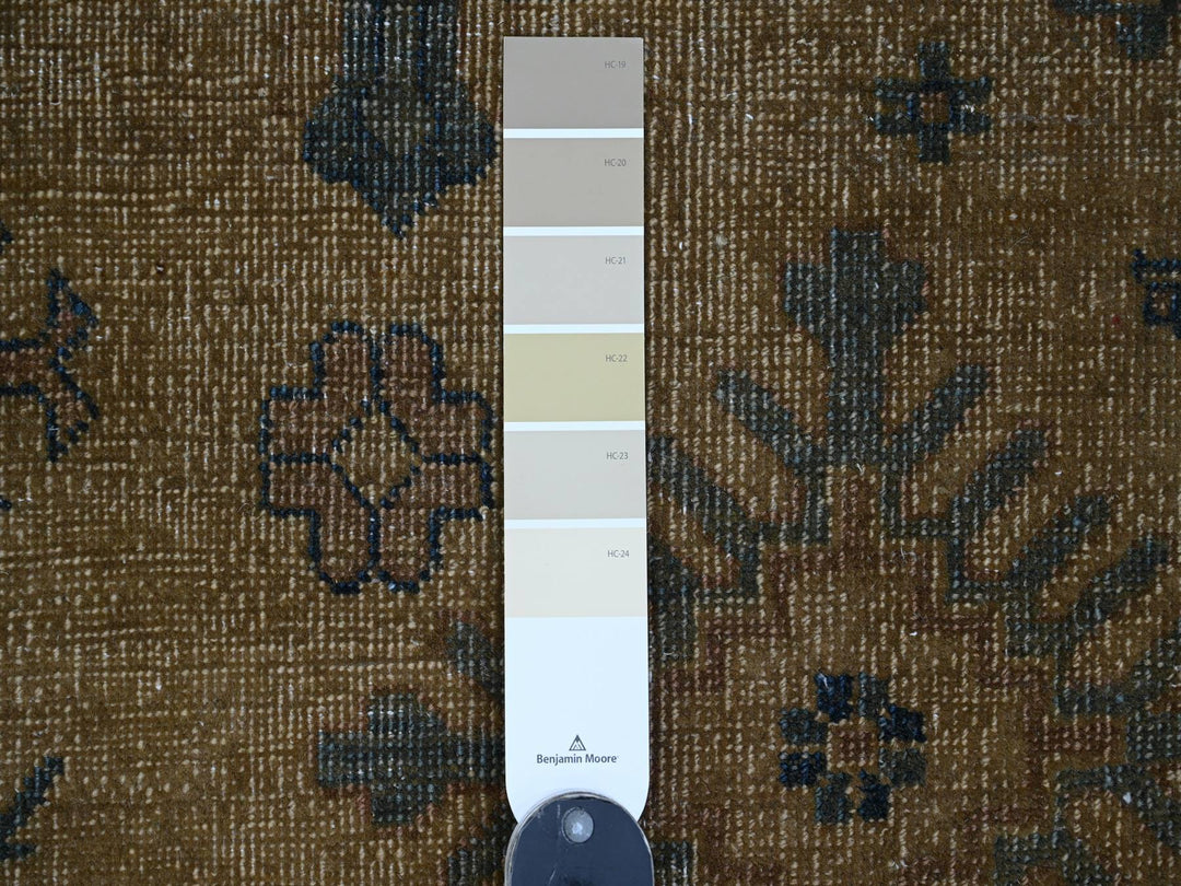 8'0" x 9'1" New Hand Knotted Overdyed Wool Square Oriental Rug - MOA10220736