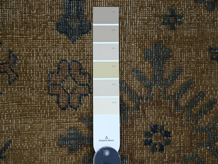 8'0" x 9'1" New Hand Knotted Overdyed Wool Square Oriental Rug - MOA10220736