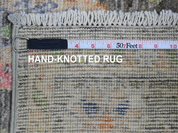3'9" x 6'4" New Hand Knotted Brown Wool Rectangle Oriental Rug - MOA10220754